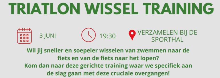 Triathlon Wissel clinic Fitness Heeten