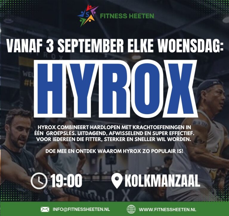 Hyrox bij Fitness Heeten