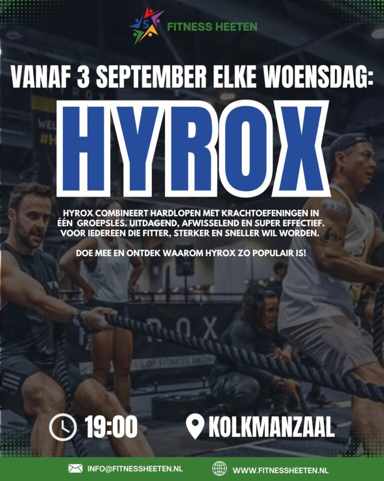 Hyrox nieuwe les Fitness Heeten